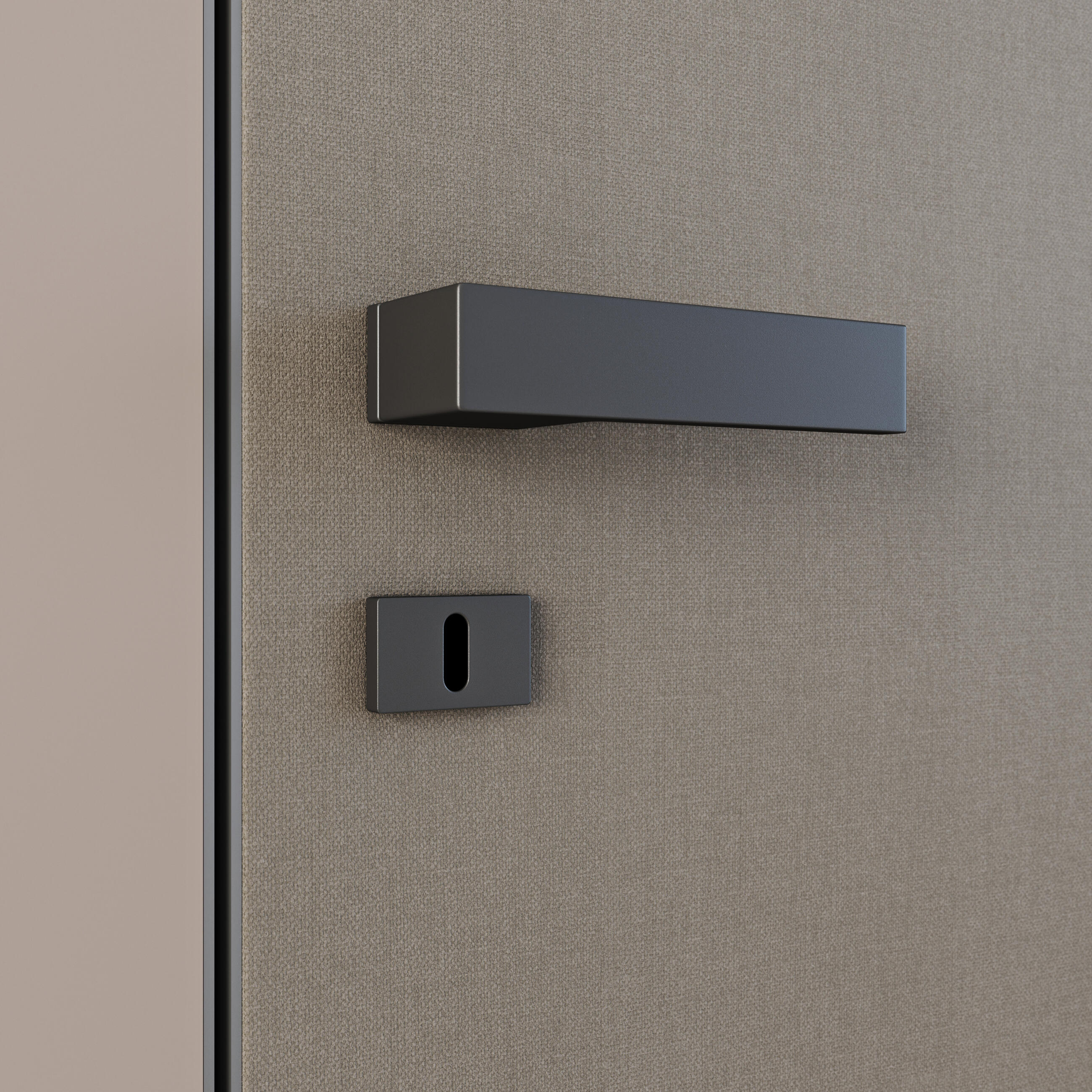 Dveře Master s textilií